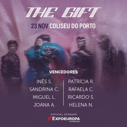 expoeuropa.pt - VENCEDORES PASSATEMPO THE GIFT  - COLISEU PORTO